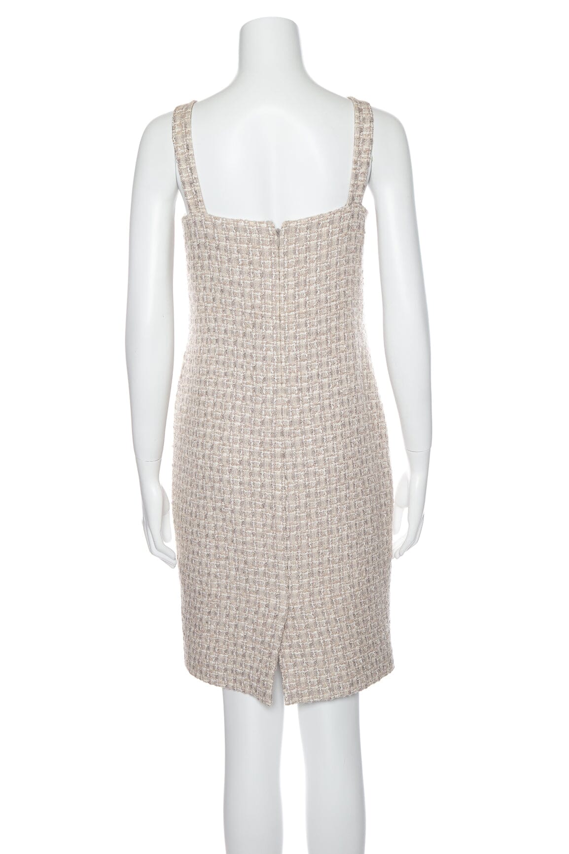 Chanel 2013 Grey Tweed Jacket and Dress Set SZ 38