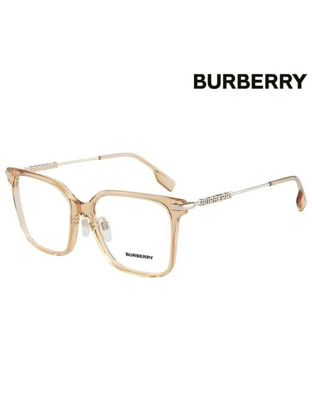 Burberry Eyewear Square Plastic Eyeglasses Light Gold