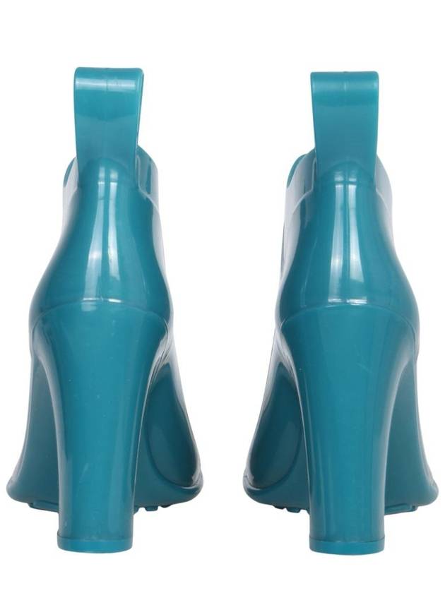 Bottega Veneta Shine Rubber Heel Ankle Worker Boots Blaster