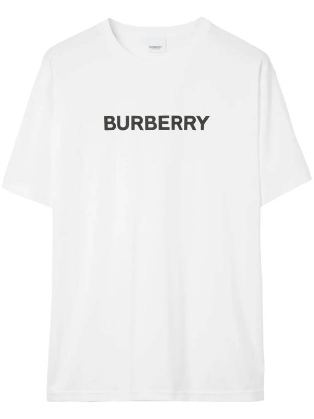 Burberry Logo Print Short Sleeve T-Shirt White