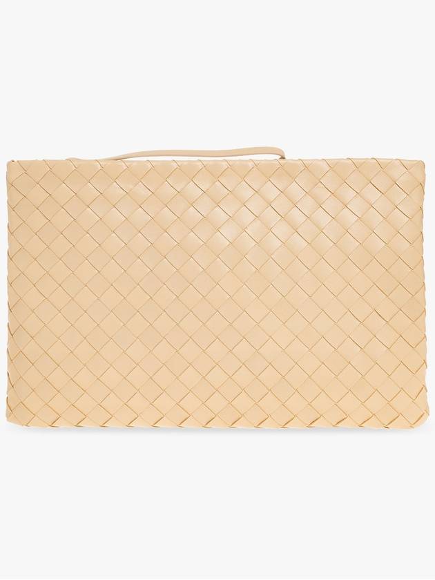 Bottega Veneta Bottega Veneta ‘Pouch Large’ Handbag, Women's, Beige