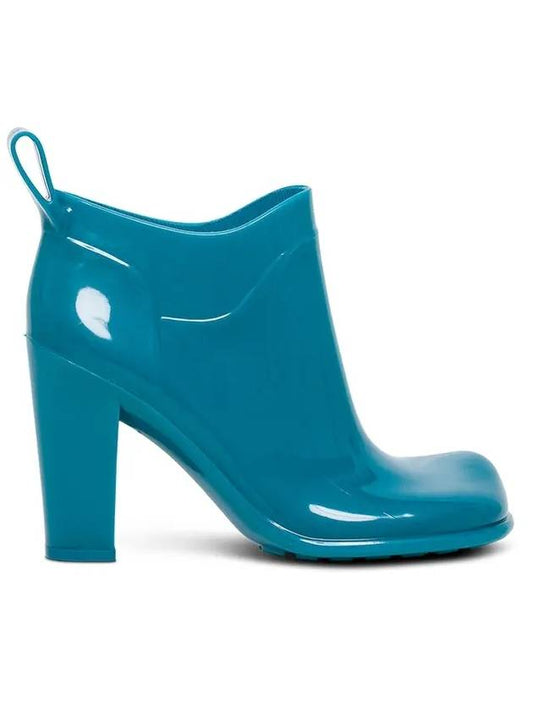 Bottega Veneta Shine Rubber Heel Ankle Worker Boots Blaster