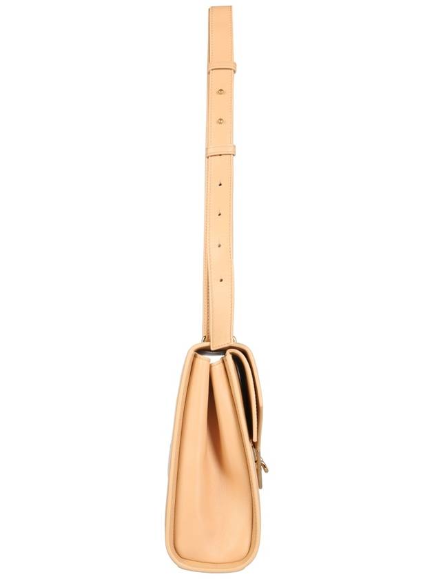 Bottega Veneta Clip Shoulder Bag Beige