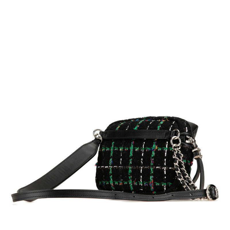 Chanel Tweed Leather Waist Bag