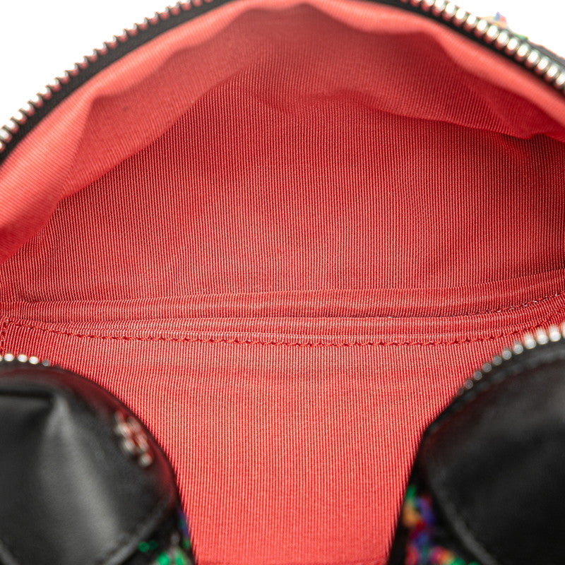 Chanel Tweed Leather Waist Bag