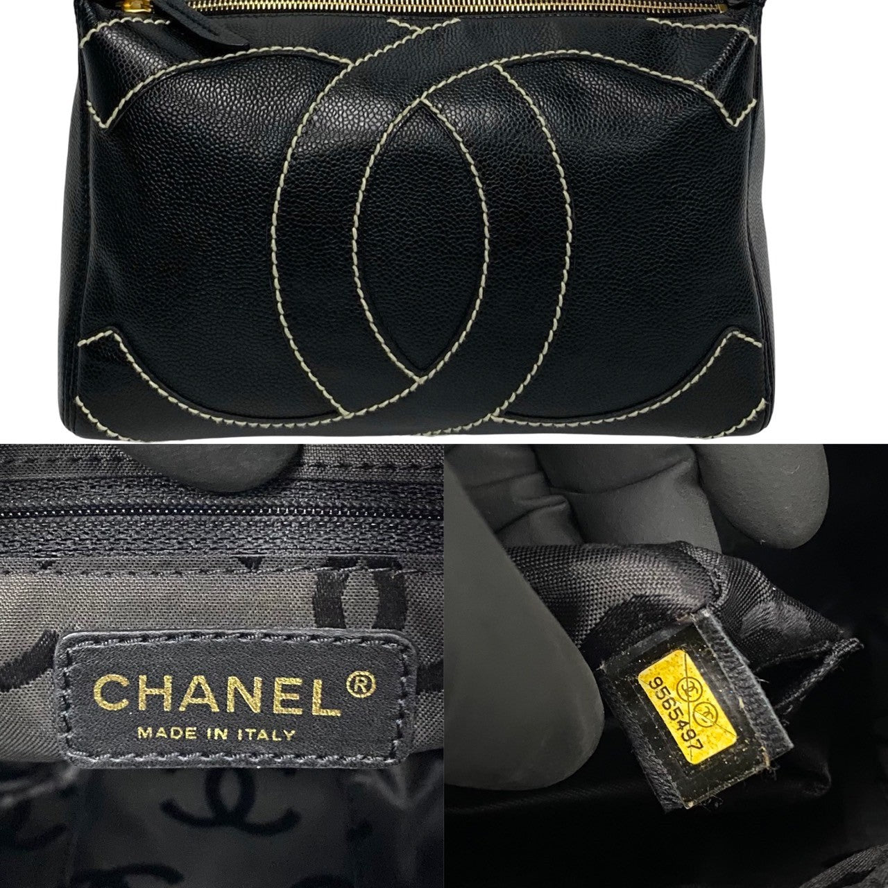 Chanel Coco Mark Shoulder Bag Leather Shoulder Bag 9334201