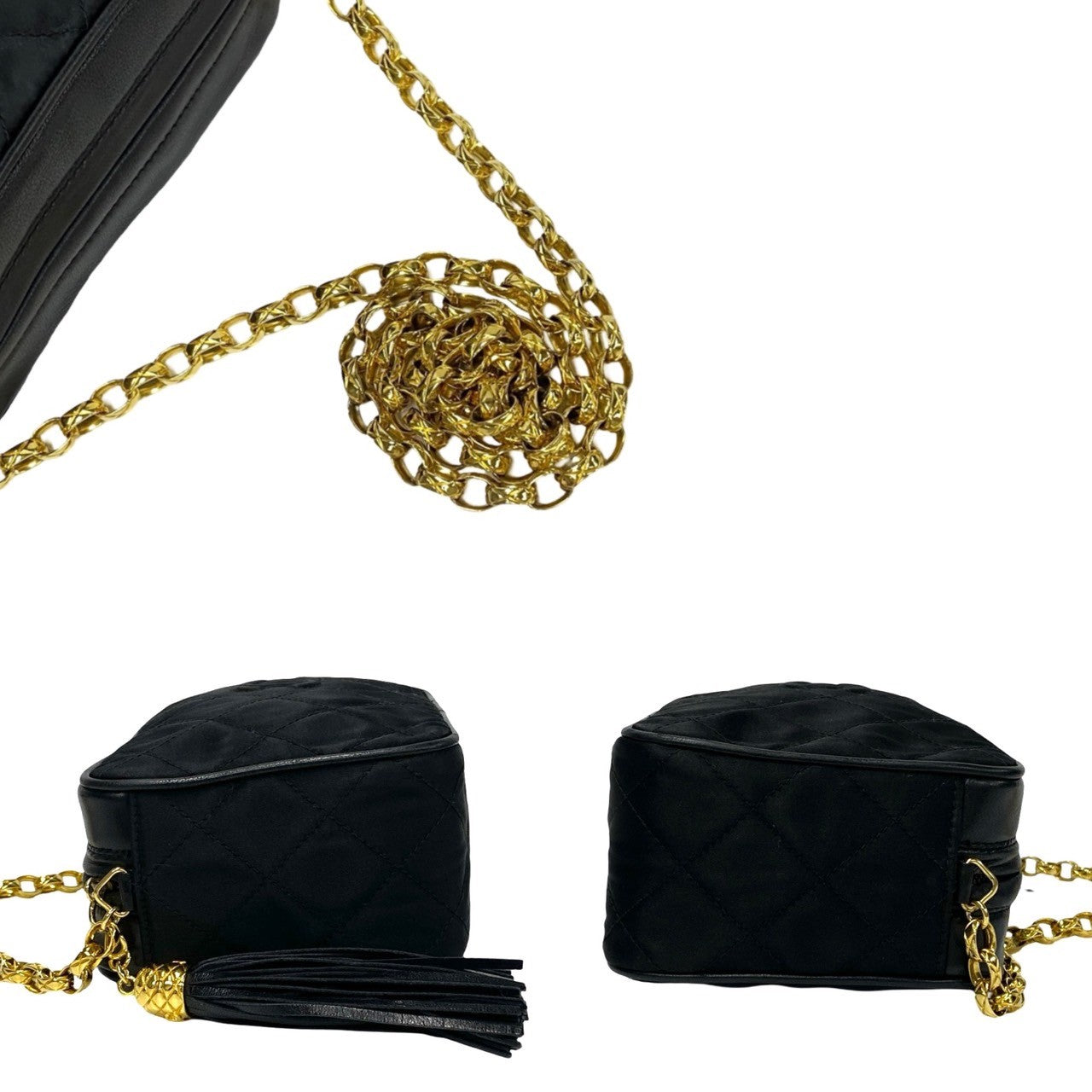 Chanel Matelasse Coco Tassel Shoulder Bag Canvas Shoulder Bag 42305