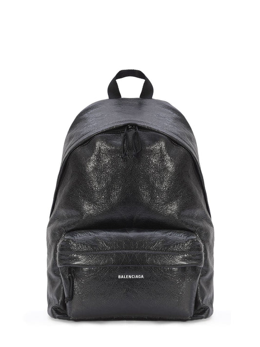 BALENCIAGA Leather Explorer Backpack for Men