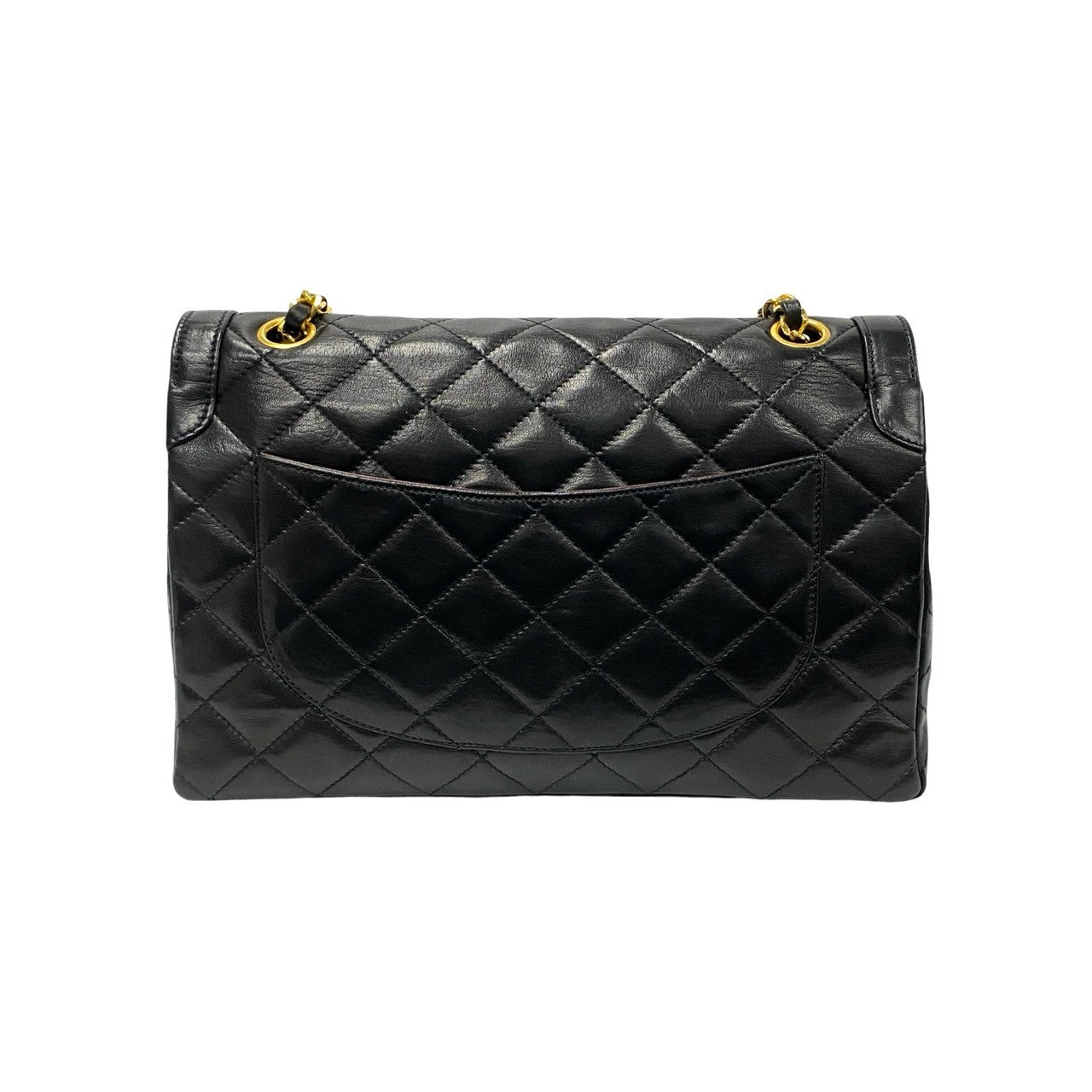Chanel CC Paris Double Flap Bag  Leather Crossbody Bag