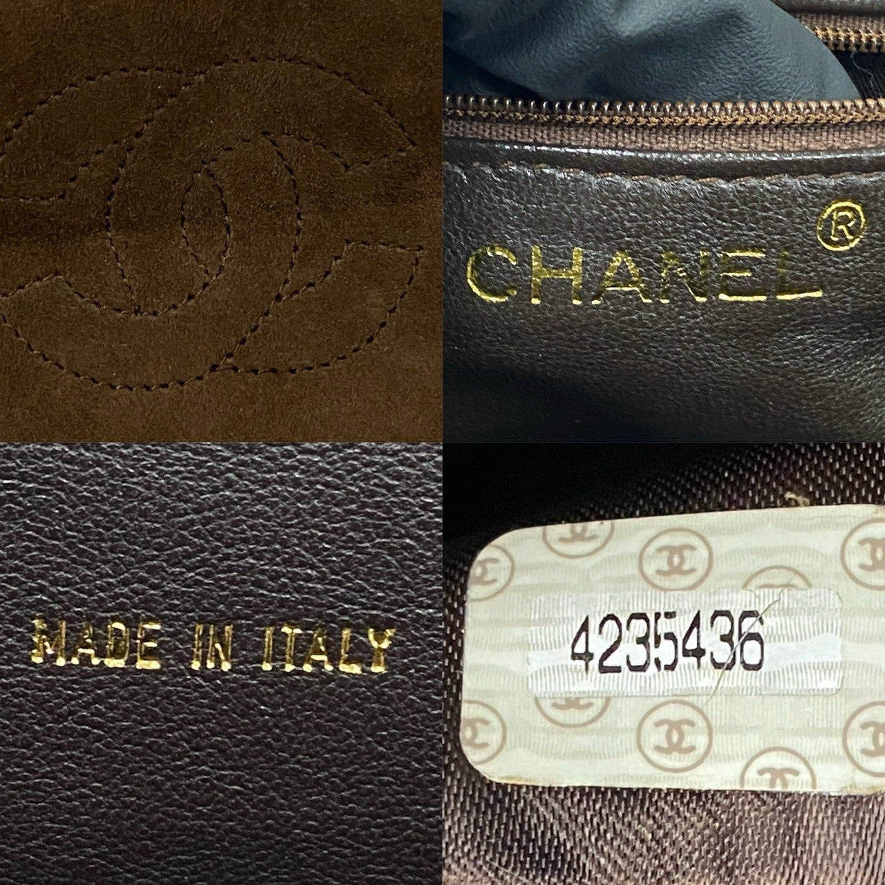 Chanel Suede Matelasse Shoulder Bag Suede Handbag in Great Condition