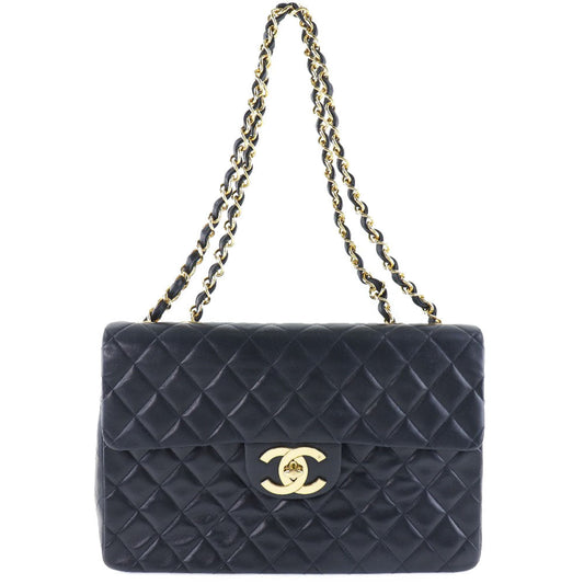 Chanel Maxi Classic Single Flap Bag Leather Shoulder Bag A01094
