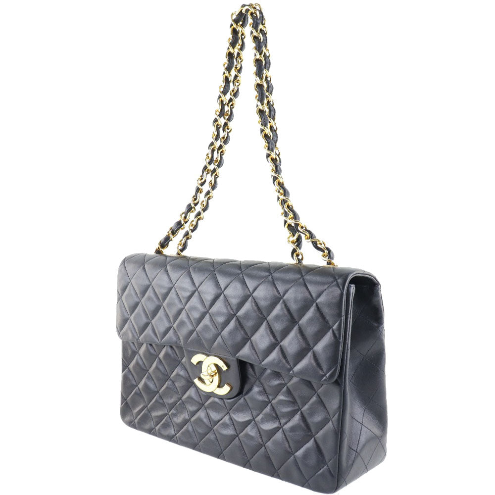 Chanel Maxi Classic Single Flap Bag Leather Shoulder Bag A01094