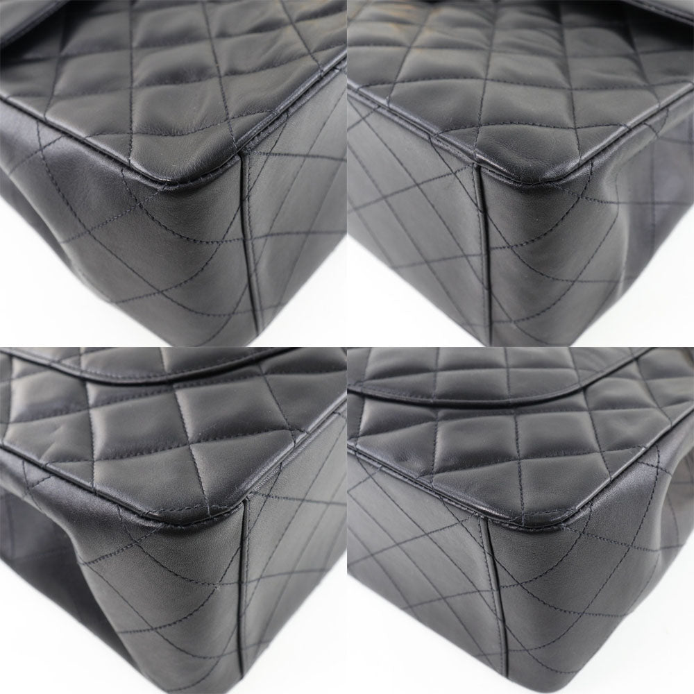 Chanel Maxi Classic Single Flap Bag Leather Shoulder Bag A01094