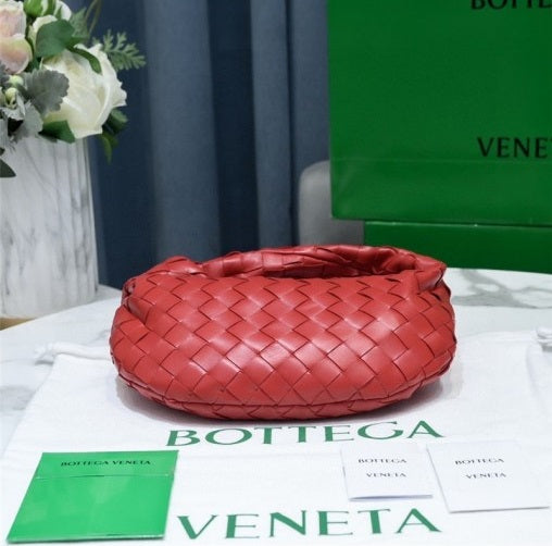 Bottega Veneta mini jodie 28 red lambskin