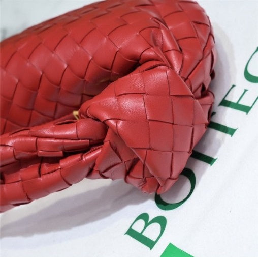 Bottega Veneta mini jodie 28 red lambskin