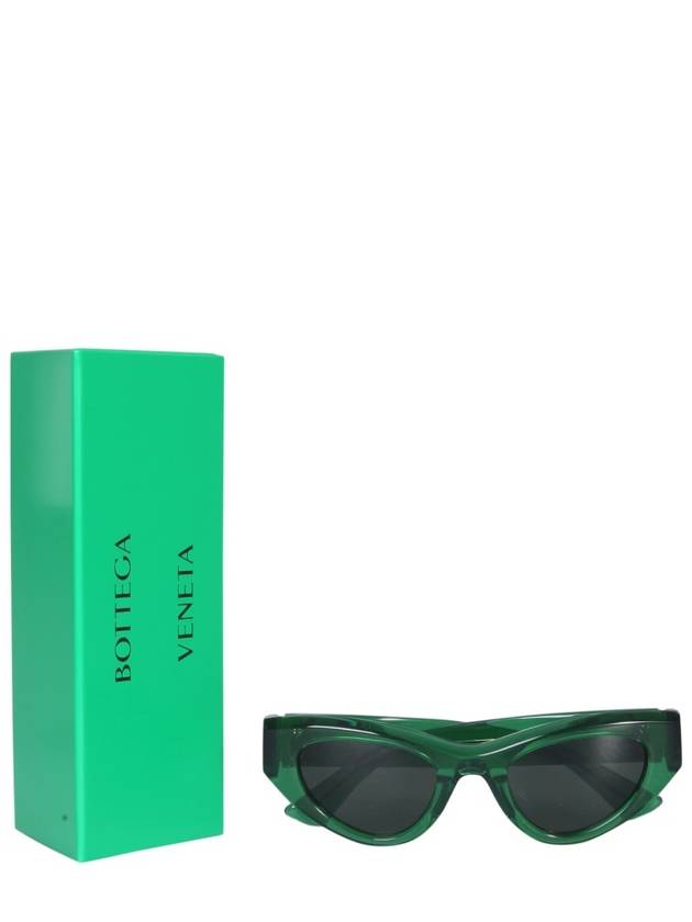 Bottega Veneta Angle Sunglasses Green