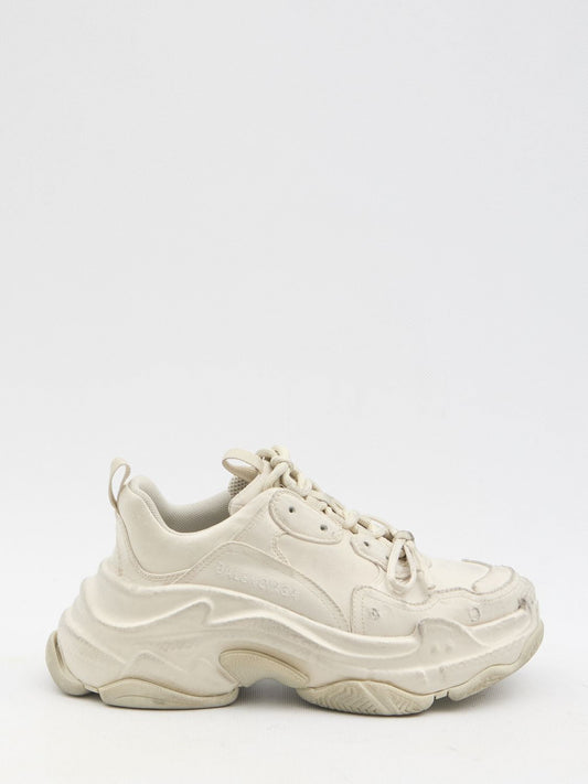 BALENCIAGA Women's Satin Triple S Sneakers - SS25 Edition