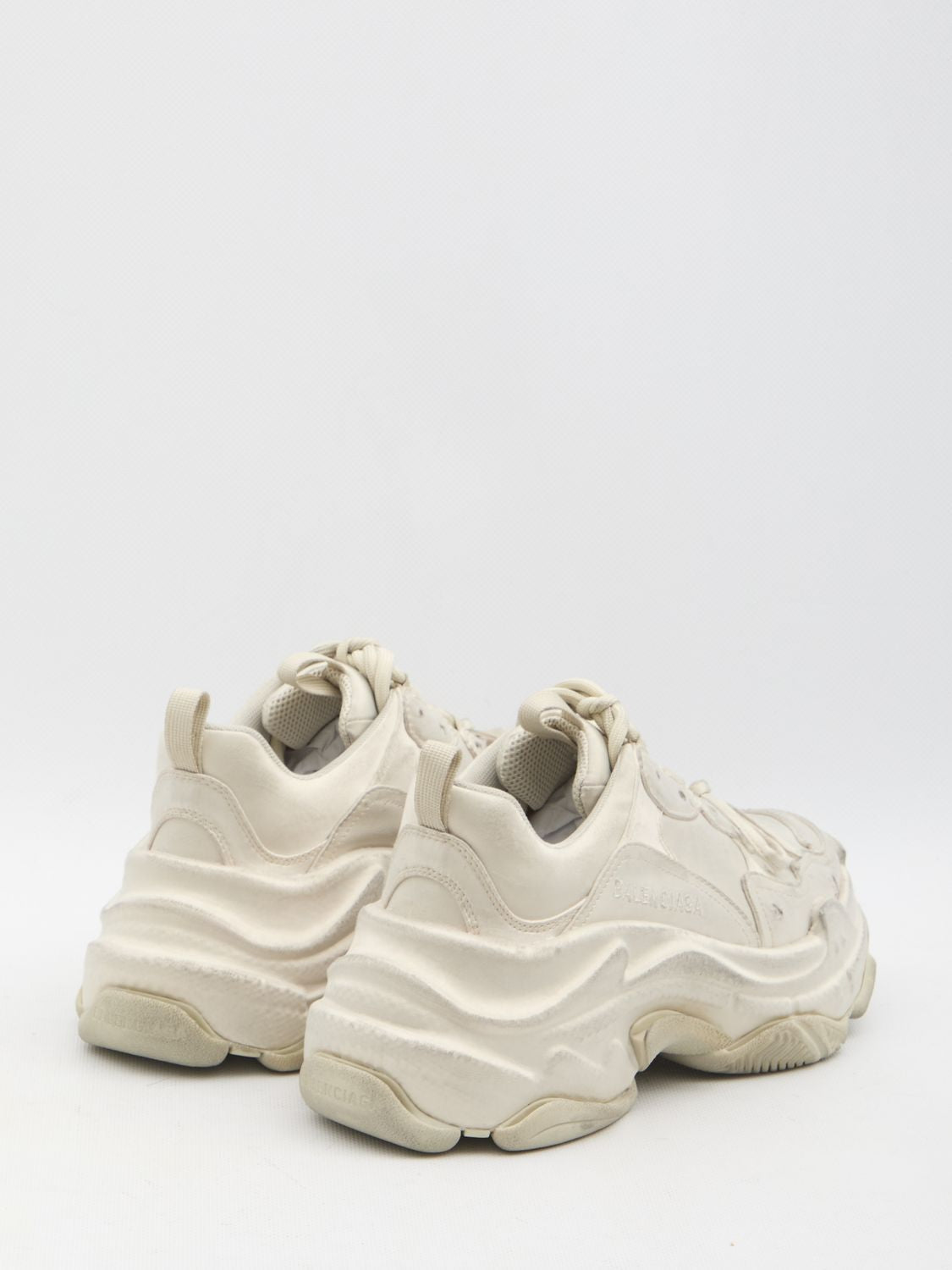 BALENCIAGA Women's Satin Triple S Sneakers - SS25 Edition