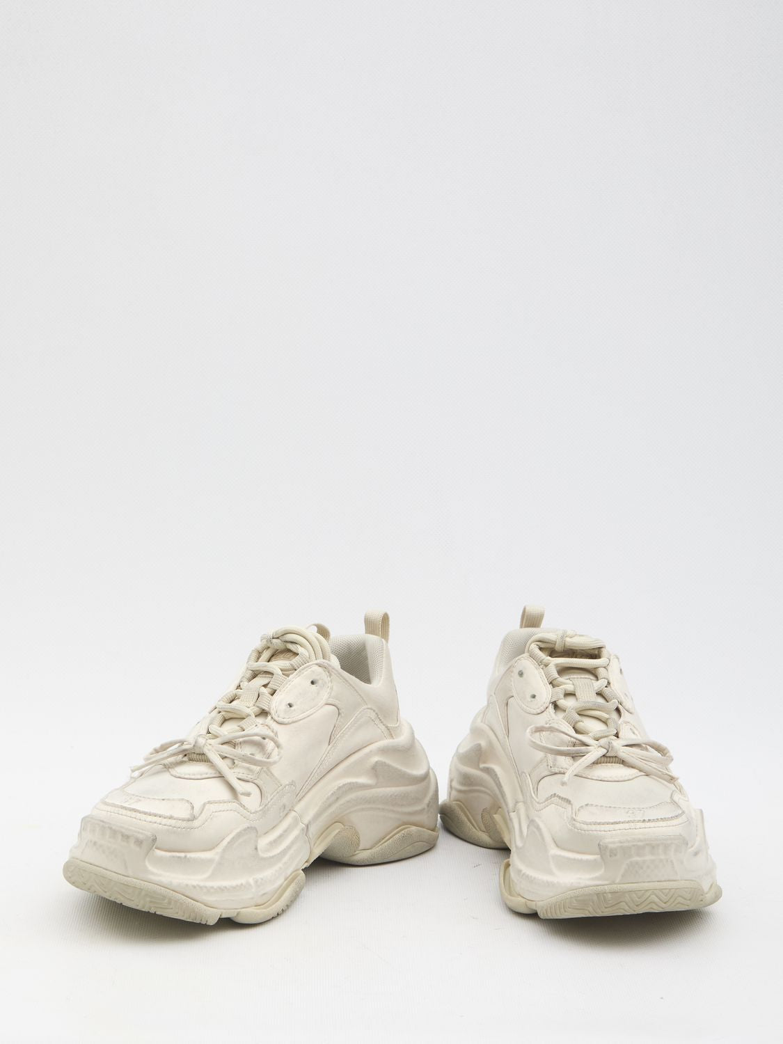 BALENCIAGA Women's Satin Triple S Sneakers - SS25 Edition