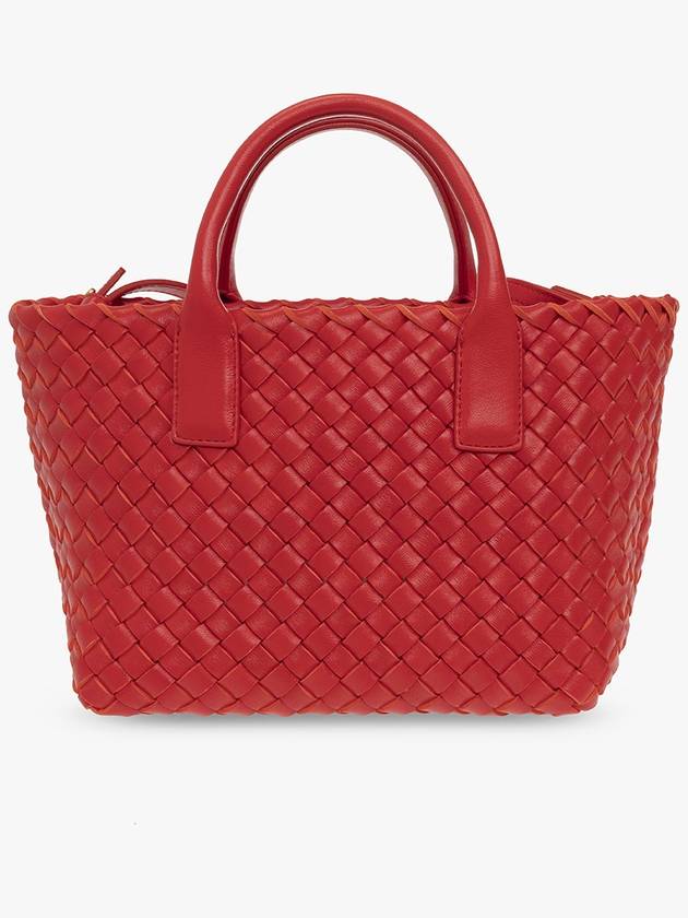 Bottega Veneta Bottega Veneta ‘Cabat Mini’ Shopper Bag, Women's, Red