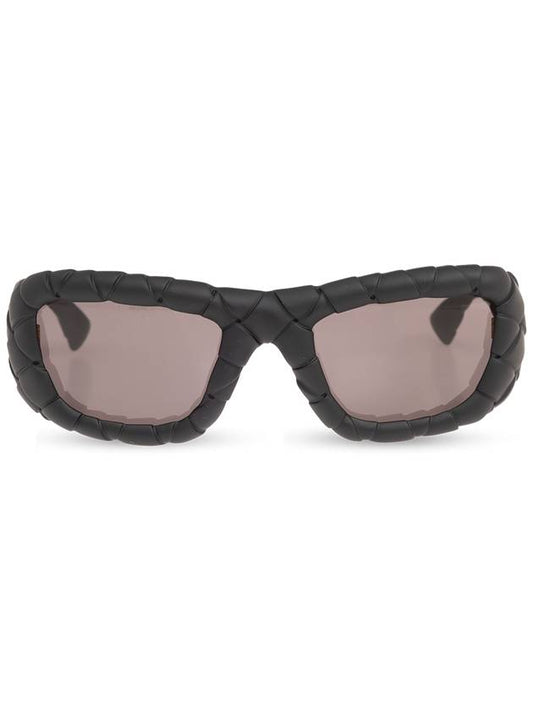 Bottega Veneta Bottega Veneta Intrecciato Sunglasses, Women's, Black