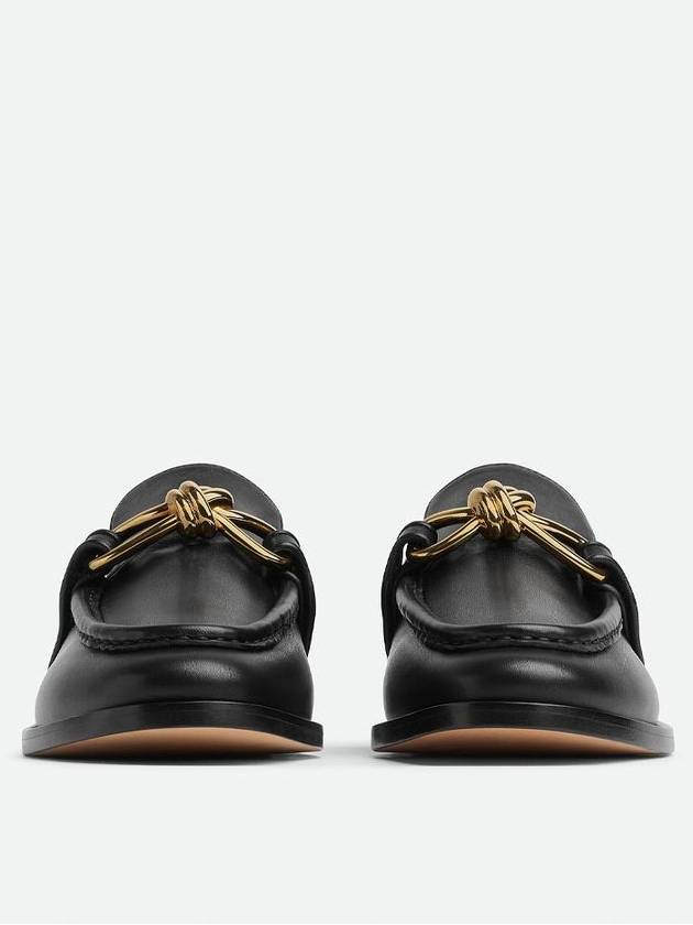 Bottega Veneta Astaire Leather Loafers Black