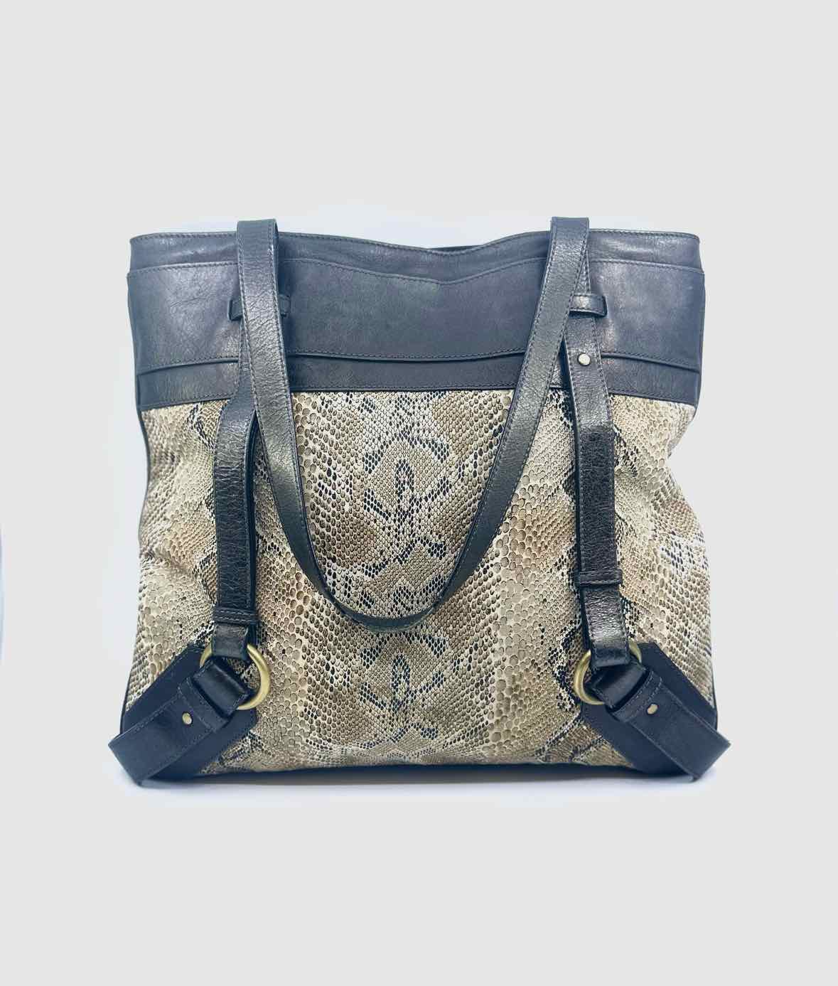 BURBERRY BROWN & BEIGE Handbag