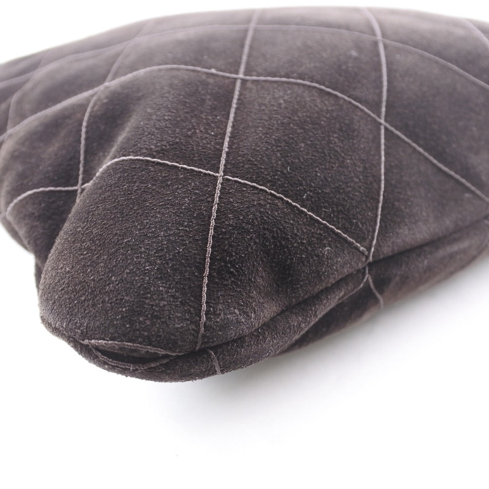 Chanel Quilted Suede Tassel Crossbody Bag Suede Crossbody Bag in New Condition