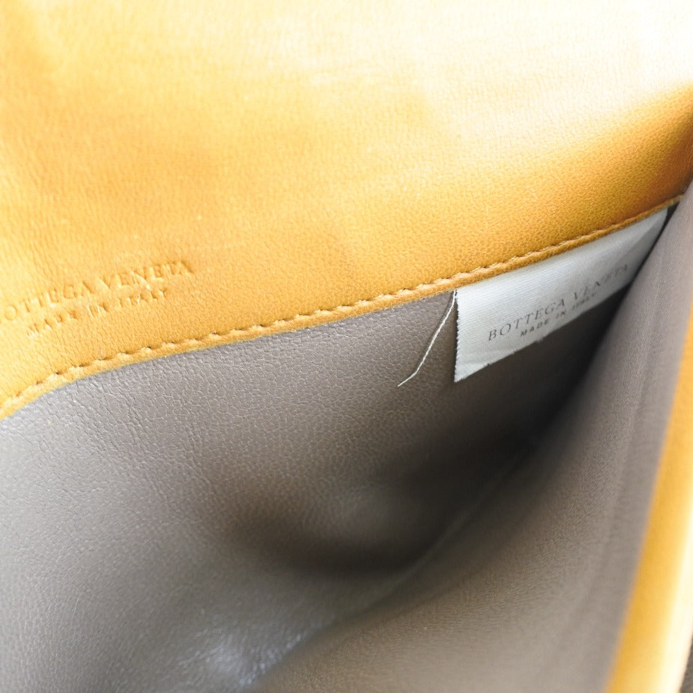 Bottega Veneta Beige Leather Long Wallet