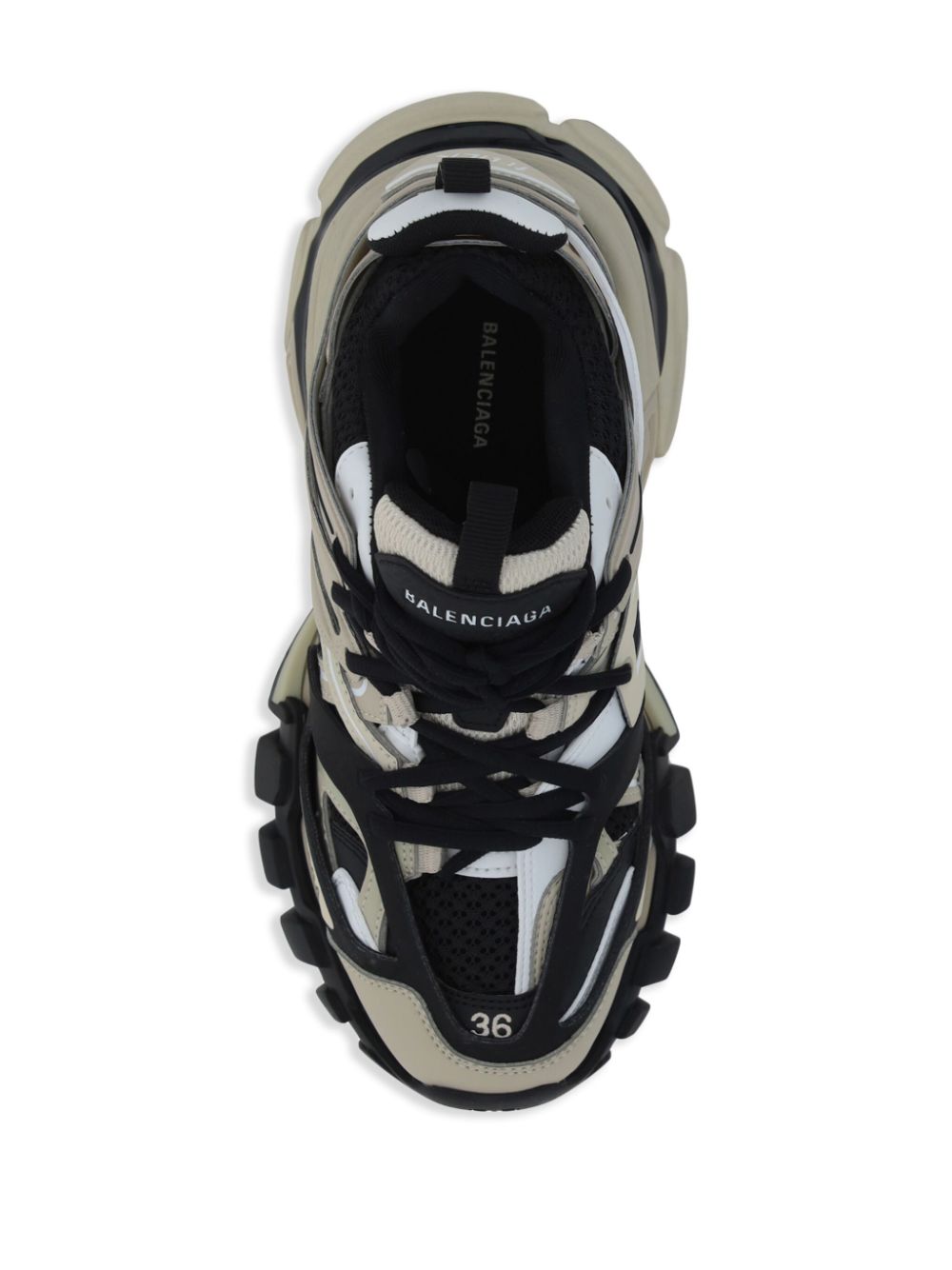 BALENCIAGA Women’s Track Sneakers - Lace-Up Design with Chunky Sole