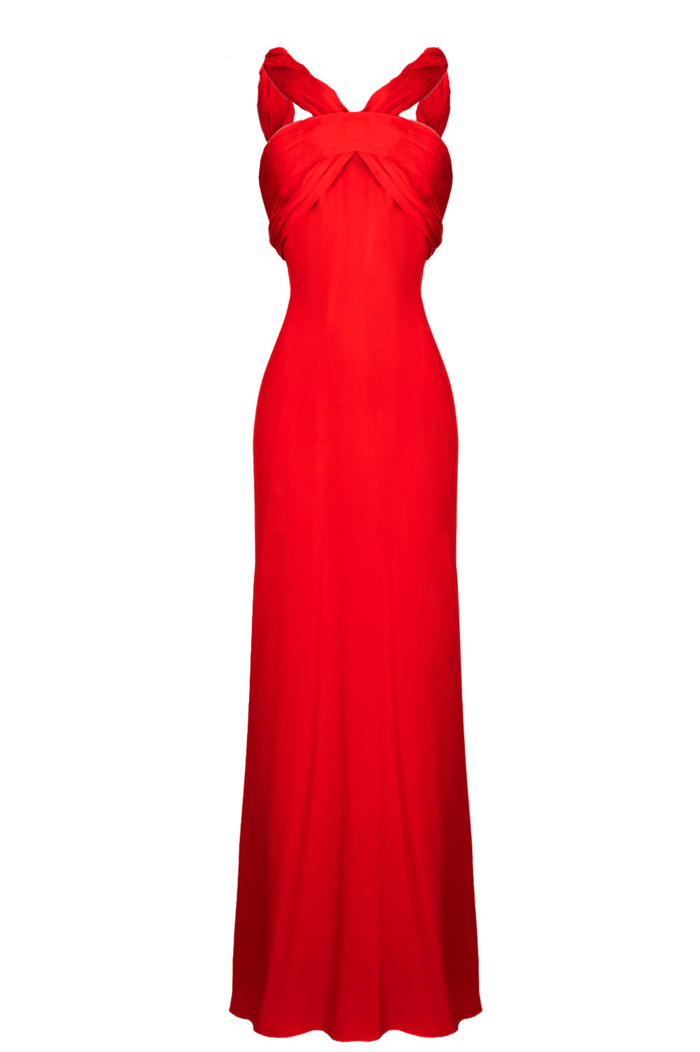 VALENTINO Dress Silk Red