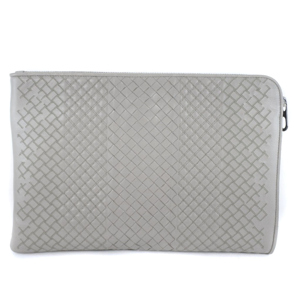 Bottega Veneta Intrecciato Leather Clutch