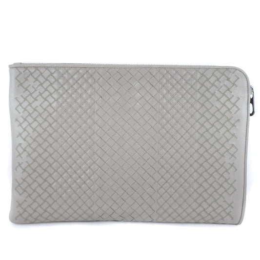 Bottega Veneta Intrecciato Leather Clutch
