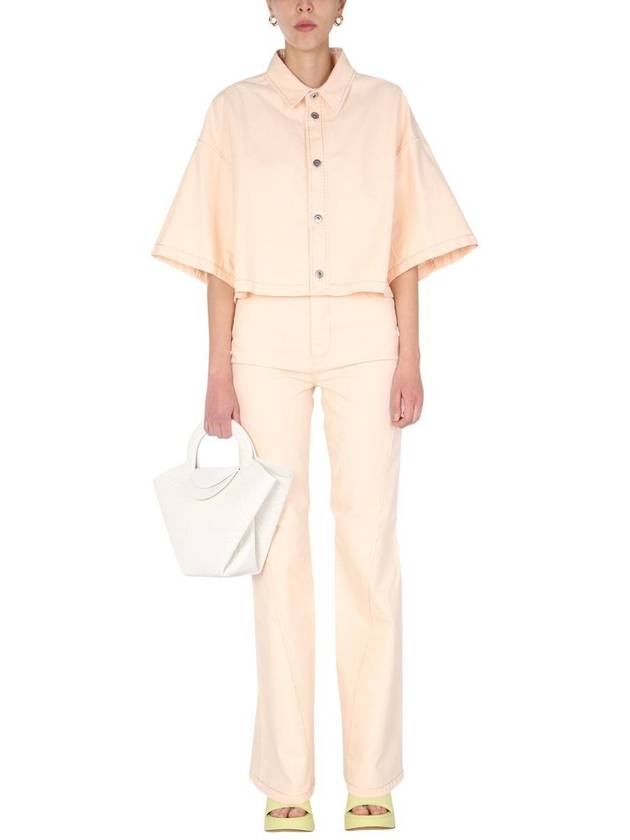 Bottega Veneta straight pants beige