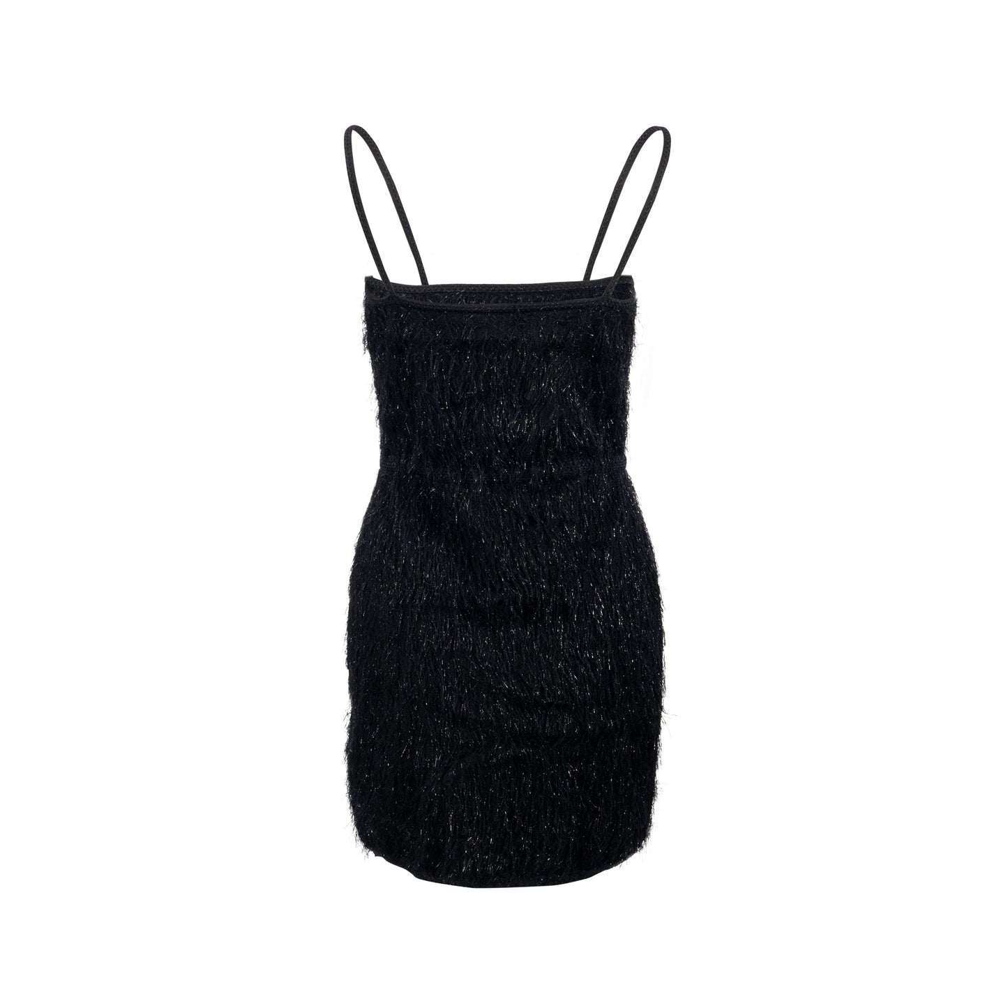 Chanel Size 36 21S Tassel Dress Black