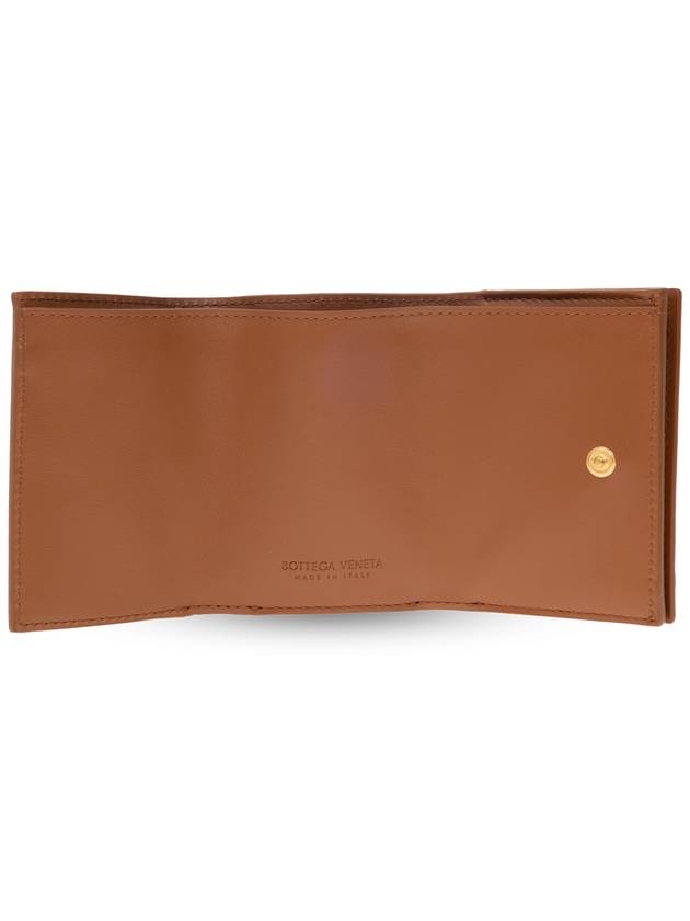 Bottega Veneta Intrecciato Tiny Tri-Fold Wallet 751156