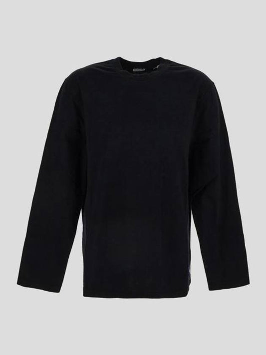 Burberry Cotton Long Sleeve T-Shirt Black