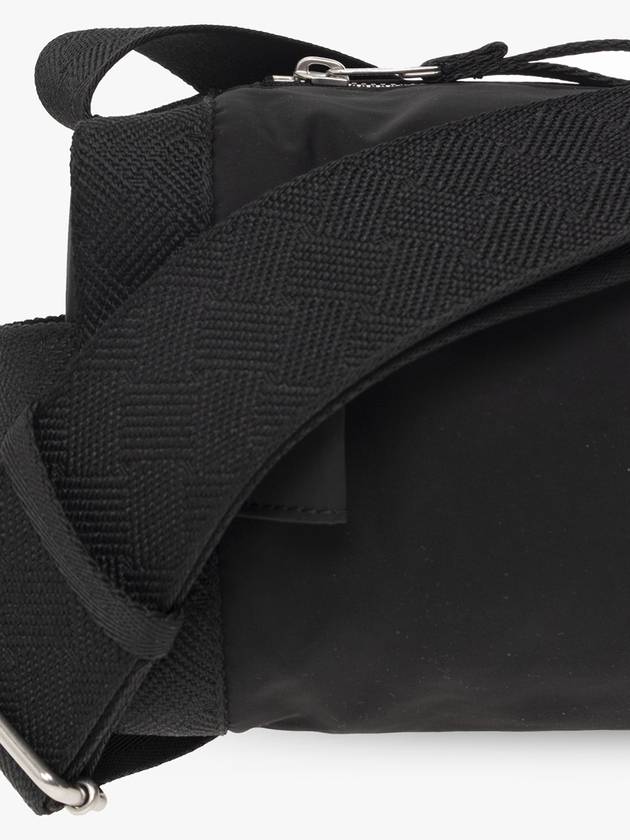 Bottega Veneta Voyager Sling Cross Bag Black