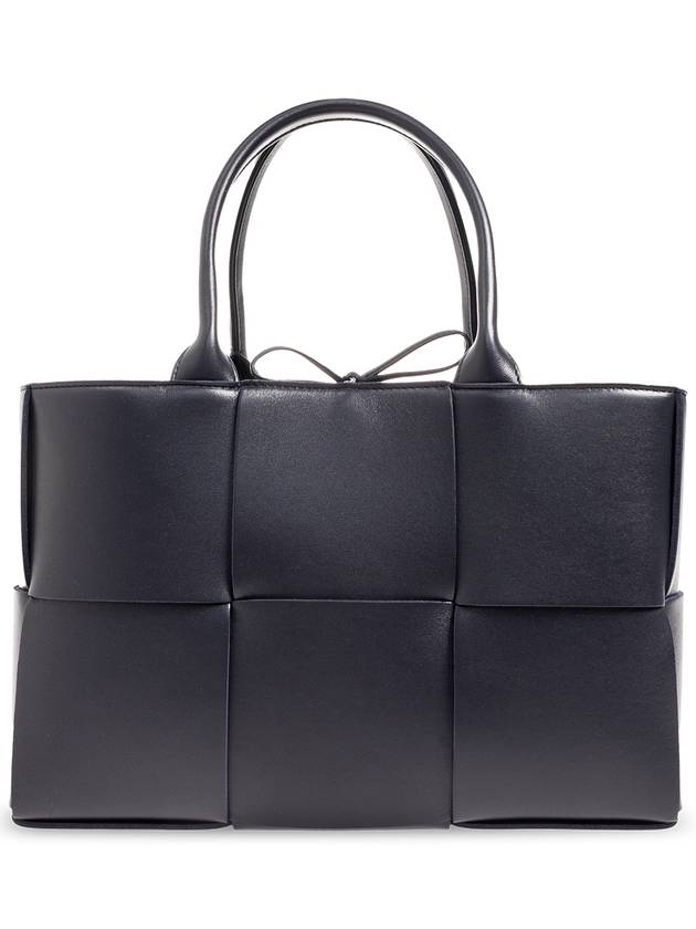 Bottega Veneta Arco Intrecciato Small Tote Bag Black
