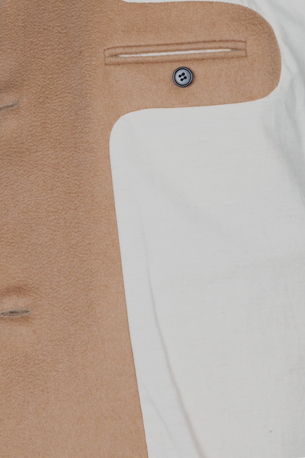 VALENTINO Rockstuds Coat Camel Hair Beige