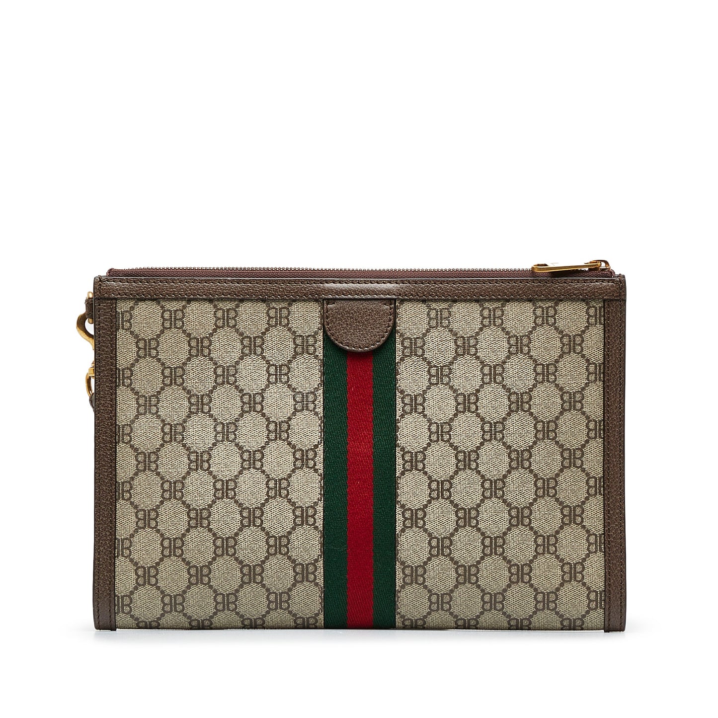 Gucci Sac X Balenciaga BB Supreme Ophidia Web Clutch