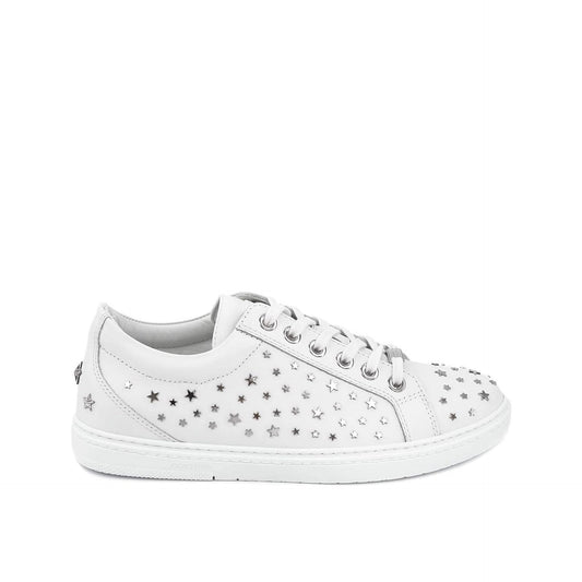 Jimmy Choo Cash Star Leather Sneakers Men