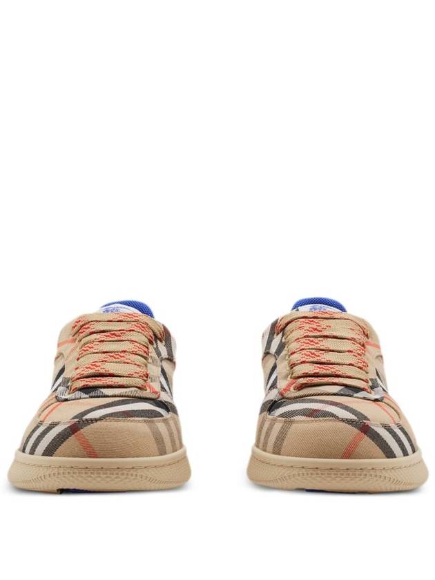 Burberry Terrace Check Low Top Sneakers Beige