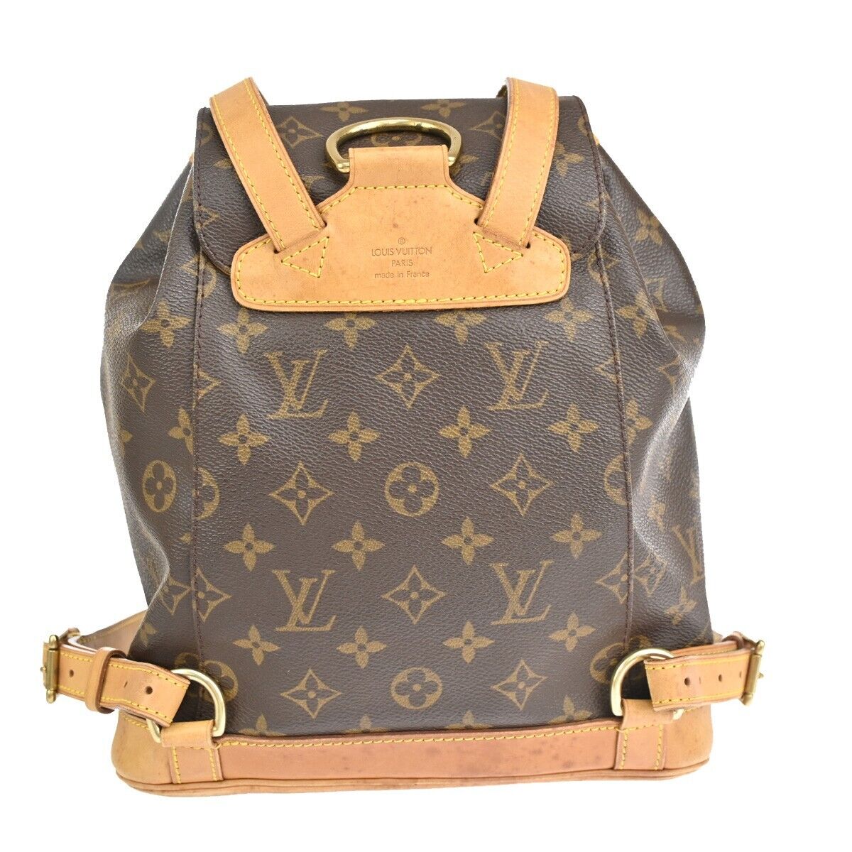 Louis Vuitton  Montsouris Mm  Canvas Backpack Bag