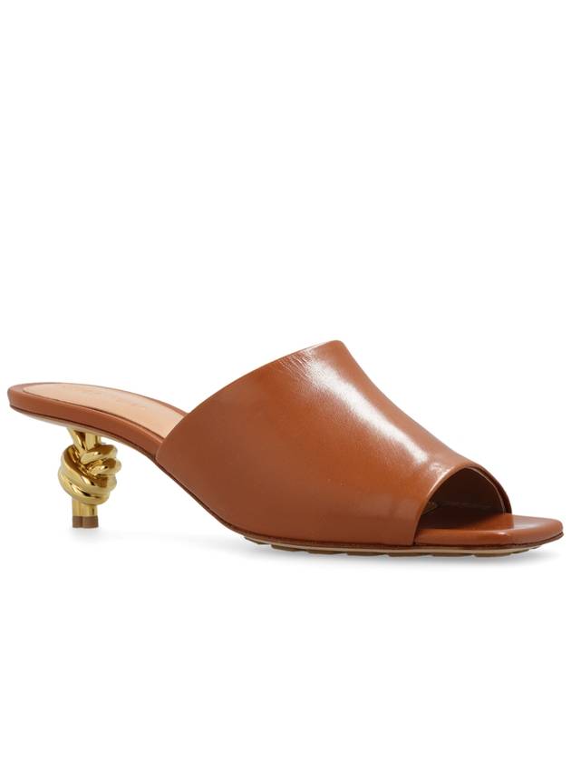 Bottega Veneta Bottega Veneta Leather Mules, Women's, Brown