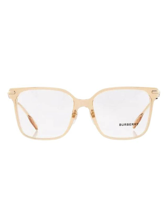 Burberry Eyewear Square Plastic Eyeglasses Light Gold