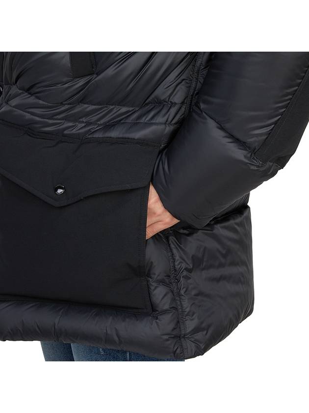 Burberry Lindford Long Down Padding Charcoal