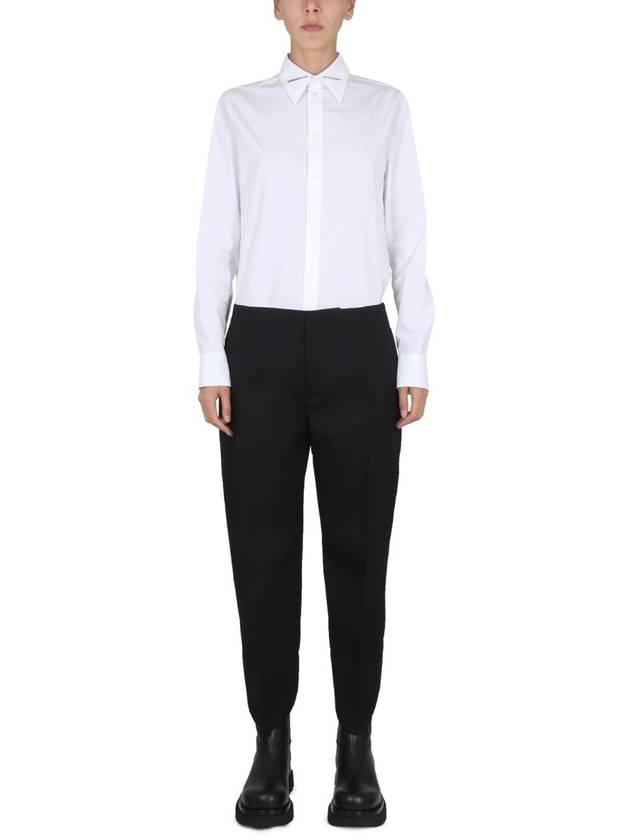 Bottega Veneta Long Sleeve Shirt White