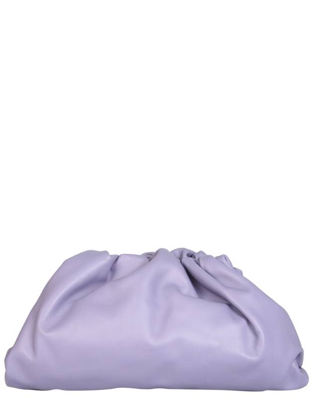 Bottega Veneta Napa Pouch Dumpling Clutch Bag Purple