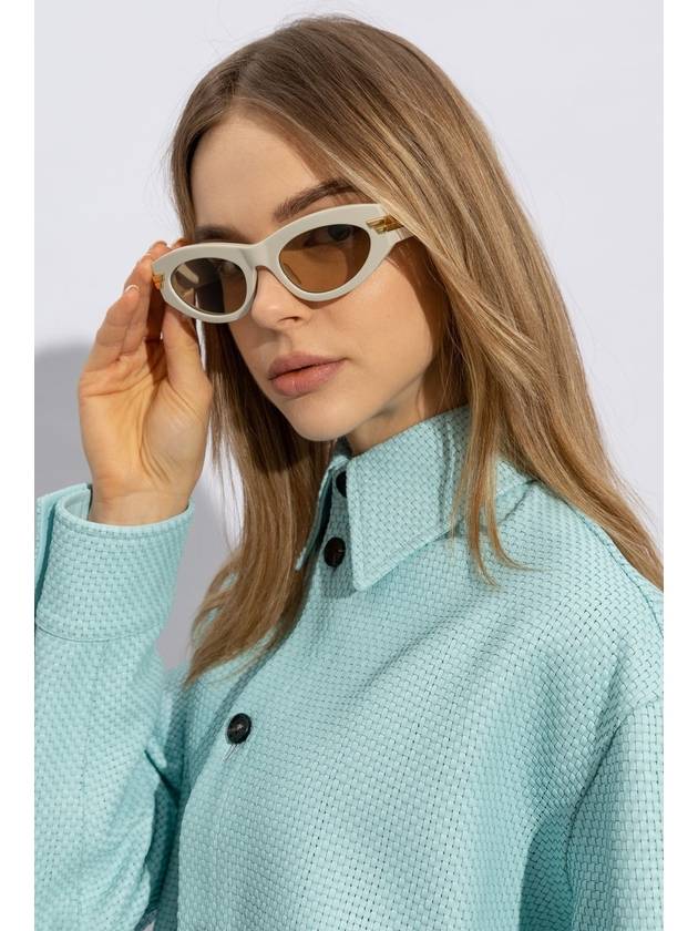 Bottega Veneta Bottega Veneta Sunglasses With Case, Women's, Grey